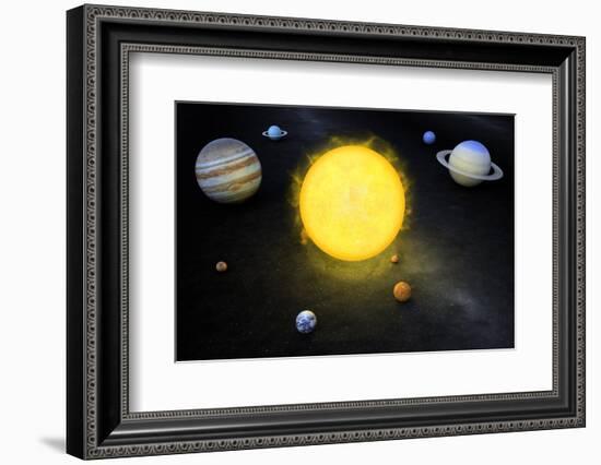 Solar System, Artwork-null-Framed Photographic Print