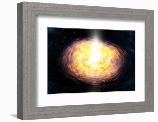 Solar System Formation, Artwork-null-Framed Photographic Print