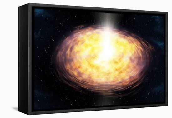 Solar System Formation, Artwork-null-Framed Premier Image Canvas