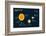 Solar System Infographic Elements-anttohoho-Framed Photographic Print