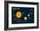 Solar System Infographic Elements-anttohoho-Framed Photographic Print