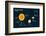 Solar System Infographic Elements-anttohoho-Framed Photographic Print