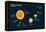 Solar System Infographic Elements-anttohoho-Framed Premier Image Canvas