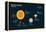 Solar System Infographic Elements-anttohoho-Framed Premier Image Canvas