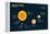 Solar System Infographic Elements-anttohoho-Framed Premier Image Canvas