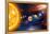 Solar System Planets-Jose Antonio-Framed Premier Image Canvas