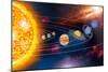 Solar System Planets-Jose Antonio-Mounted Photographic Print