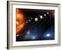 Solar System Planets-null-Framed Photographic Print