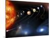 Solar System Planets-null-Mounted Photographic Print