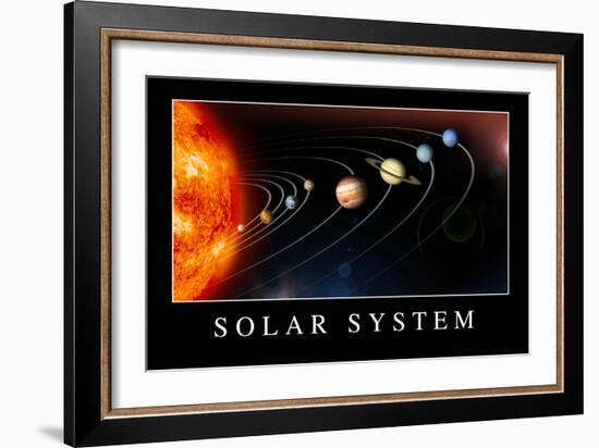 Solar System Poster-null-Framed Art Print