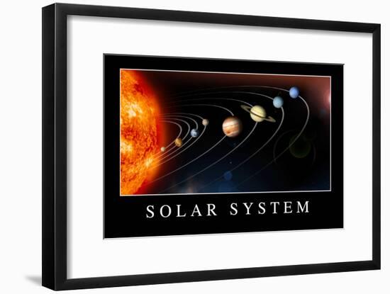 Solar System Poster-null-Framed Art Print