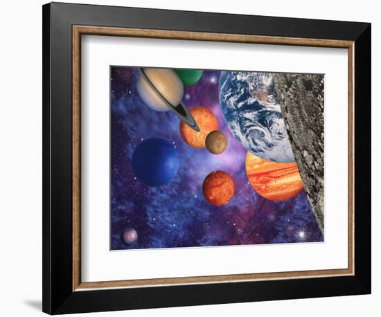 Solar System-Mehau Kulyk-Framed Premium Photographic Print