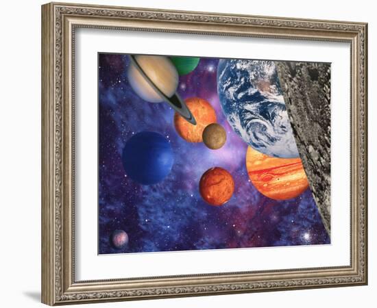 Solar System-Mehau Kulyk-Framed Photographic Print