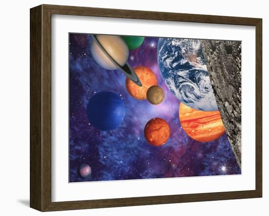 Solar System-Mehau Kulyk-Framed Photographic Print