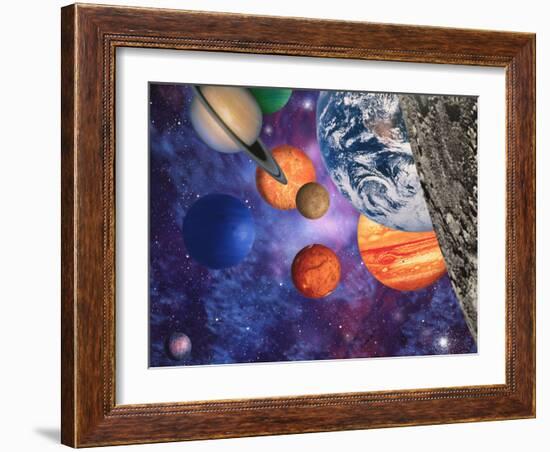 Solar System-Mehau Kulyk-Framed Photographic Print