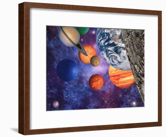 Solar System-Mehau Kulyk-Framed Photographic Print