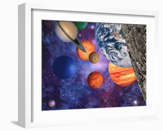 Solar System-Mehau Kulyk-Framed Photographic Print