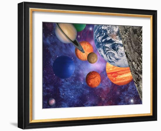 Solar System-Mehau Kulyk-Framed Photographic Print