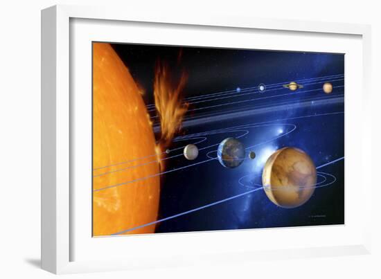 Solar System-Detlev Van Ravenswaay-Framed Photographic Print