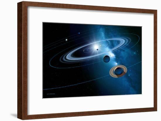 Solar System-Detlev Van Ravenswaay-Framed Photographic Print