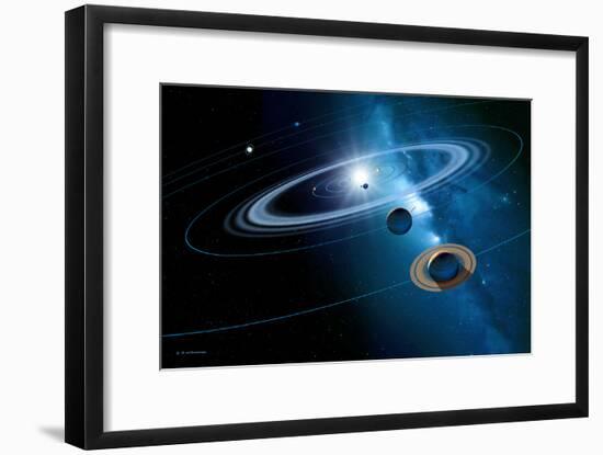 Solar System-Detlev Van Ravenswaay-Framed Photographic Print