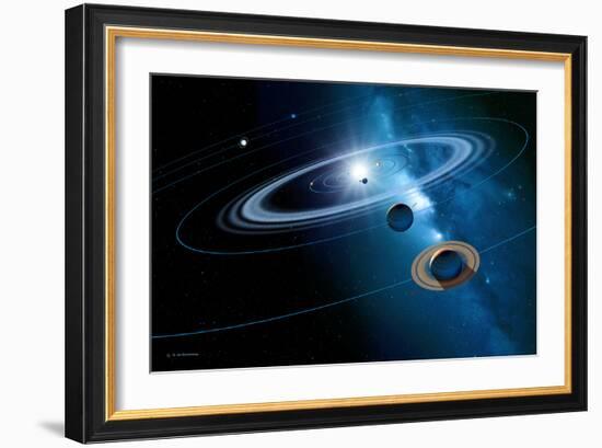 Solar System-Detlev Van Ravenswaay-Framed Photographic Print