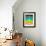 Solar System-Jazzberry Blue-Framed Premium Giclee Print displayed on a wall