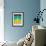 Solar System-Jazzberry Blue-Framed Premium Giclee Print displayed on a wall