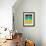 Solar System-Jazzberry Blue-Framed Premium Giclee Print displayed on a wall