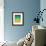 Solar System-Jazzberry Blue-Framed Art Print displayed on a wall