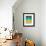 Solar System-Jazzberry Blue-Framed Art Print displayed on a wall