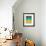 Solar System-Jazzberry Blue-Framed Art Print displayed on a wall