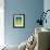 Solar System-Jazzberry Blue-Framed Art Print displayed on a wall