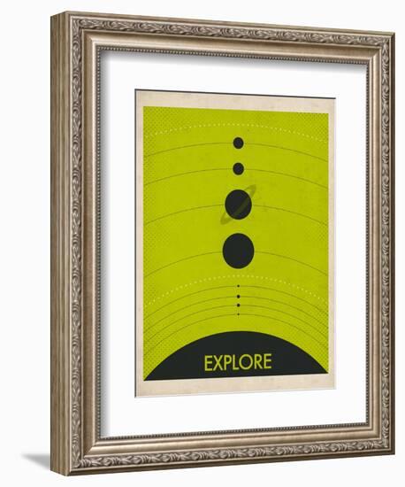 Solar System-Jazzberry Blue-Framed Premium Giclee Print