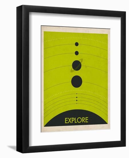 Solar System-Jazzberry Blue-Framed Premium Giclee Print