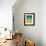 Solar System-Jazzberry Blue-Framed Premium Giclee Print displayed on a wall