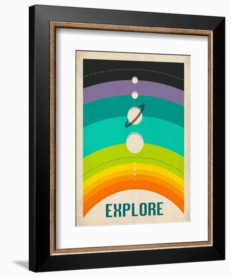 Solar System-Jazzberry Blue-Framed Premium Giclee Print