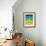 Solar System-Jazzberry Blue-Framed Art Print displayed on a wall