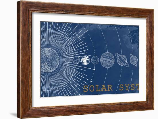 Solar System-Kimberly Allen-Framed Art Print