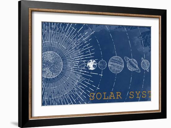 Solar System-Kimberly Allen-Framed Art Print