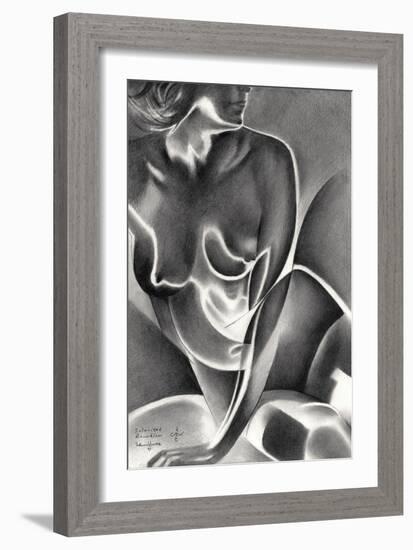 Solarised Roundism - 16-06-22-Corne Akkers-Framed Giclee Print