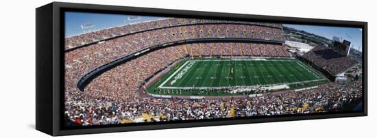 Sold Out Crowd at Mile High Stadium-null-Framed Premier Image Canvas