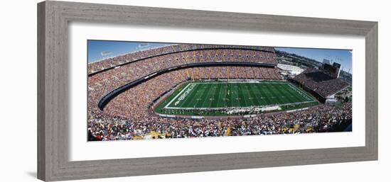 Sold Out Crowd at Mile High Stadium-null-Framed Photographic Print