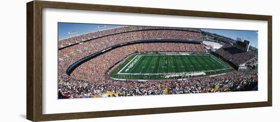 Sold Out Crowd at Mile High Stadium-null-Framed Photographic Print