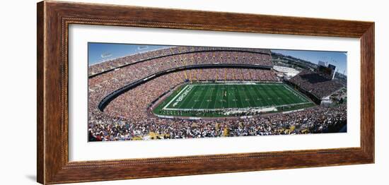 Sold Out Crowd at Mile High Stadium-null-Framed Photographic Print