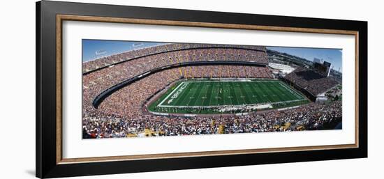 Sold Out Crowd at Mile High Stadium-null-Framed Photographic Print