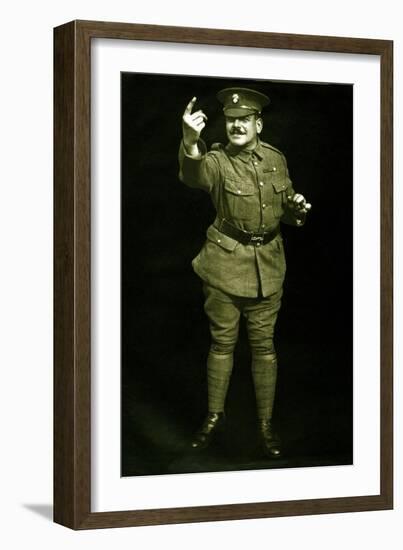 Soldier Beckoning, 1915-null-Framed Giclee Print