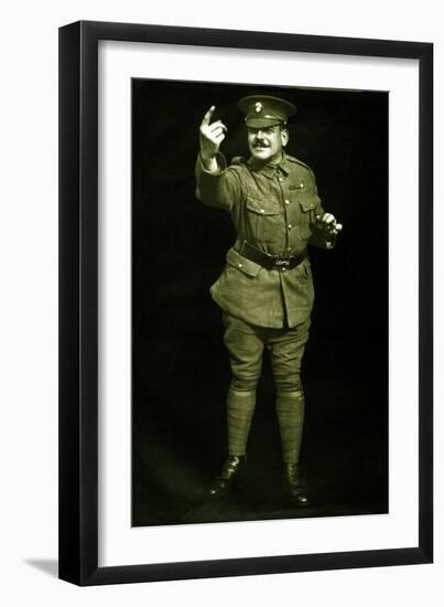 Soldier Beckoning, 1915-null-Framed Giclee Print