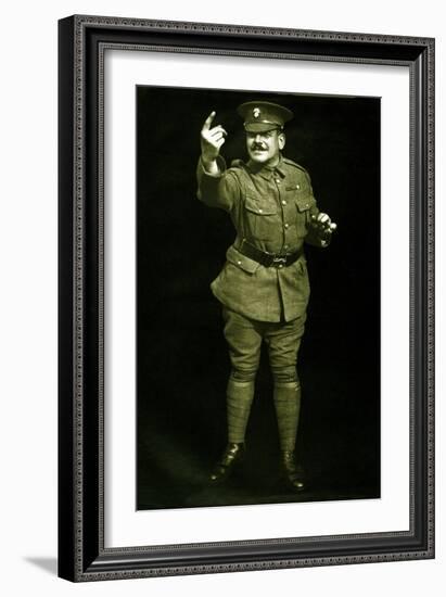 Soldier Beckoning, 1915-null-Framed Giclee Print