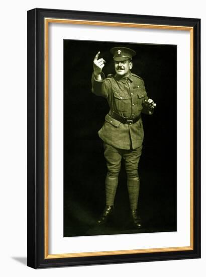 Soldier Beckoning, 1915-null-Framed Giclee Print